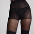 Panty 50 Denier Overknee sock, Zwart