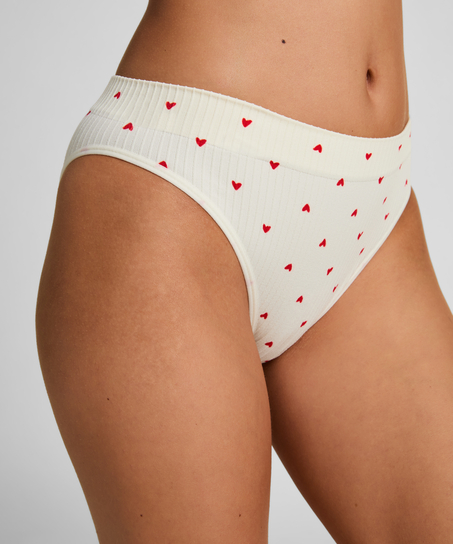 Slip br&eacute;silien Dianne, Blanc