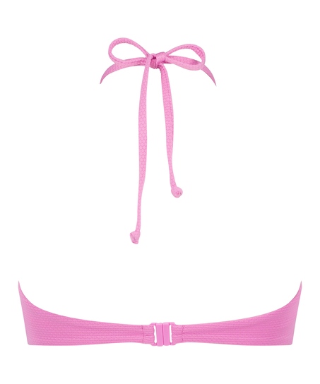 Bandeau bikinitop Scallop, Roze