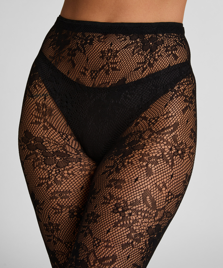 Panty Allover Lace, Zwart