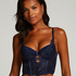 Soutien-gorge rembourr&eacute; &agrave; armatures longline Kimberley, Bleu