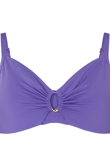 Hunkemöller Niet-voorgevormde beugel bikinitop Luxe Paars, foto 3