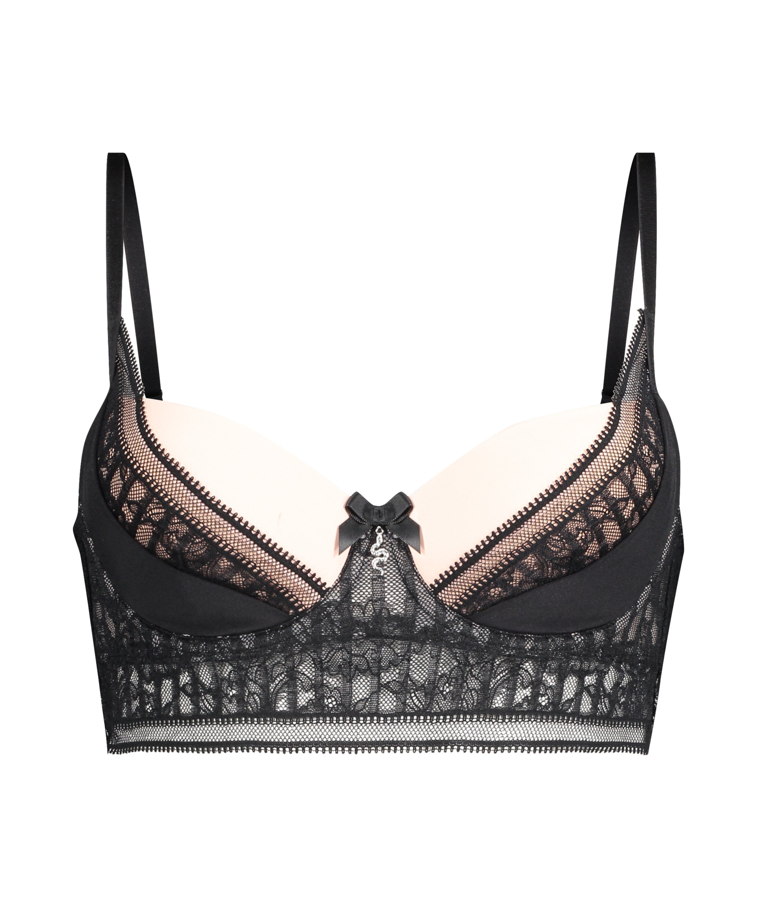 Soutien-gorge rembourré à armatures Evita I AM Danielle, Noir, main