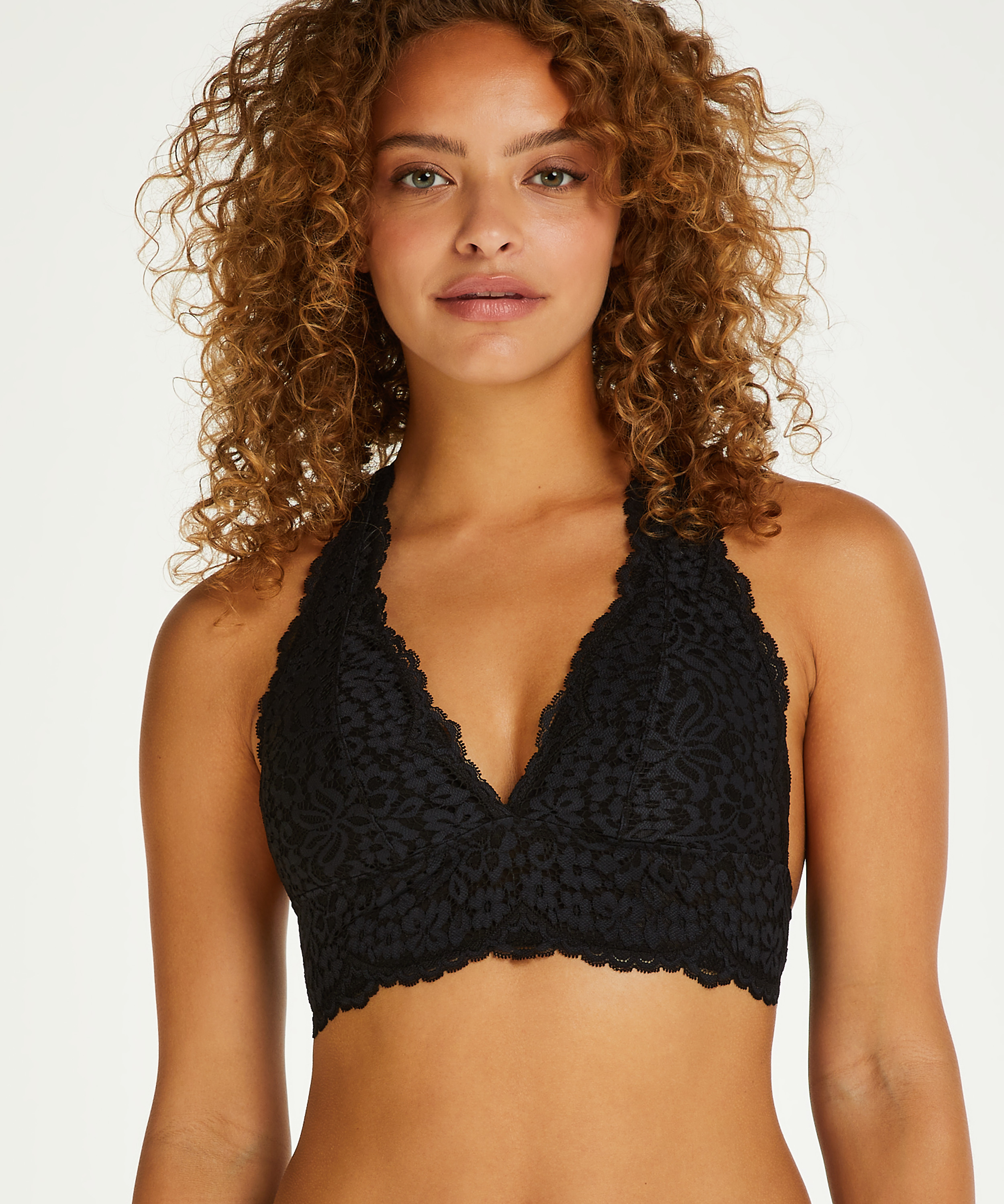 Bralette Rose, Zwart, main