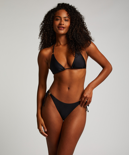 Triangel bikinitop Doha, Zwart