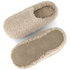 Teddy slippers, Beige