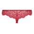 Mini slip br&eacute;silien Dotty, Rouge