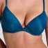 Soutien-gorge &agrave; armatures pr&eacute;form&eacute; Plunge, Bleu