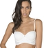 Soutien-gorge &agrave; armatures pr&eacute;form&eacute; longline Rose, Blanc