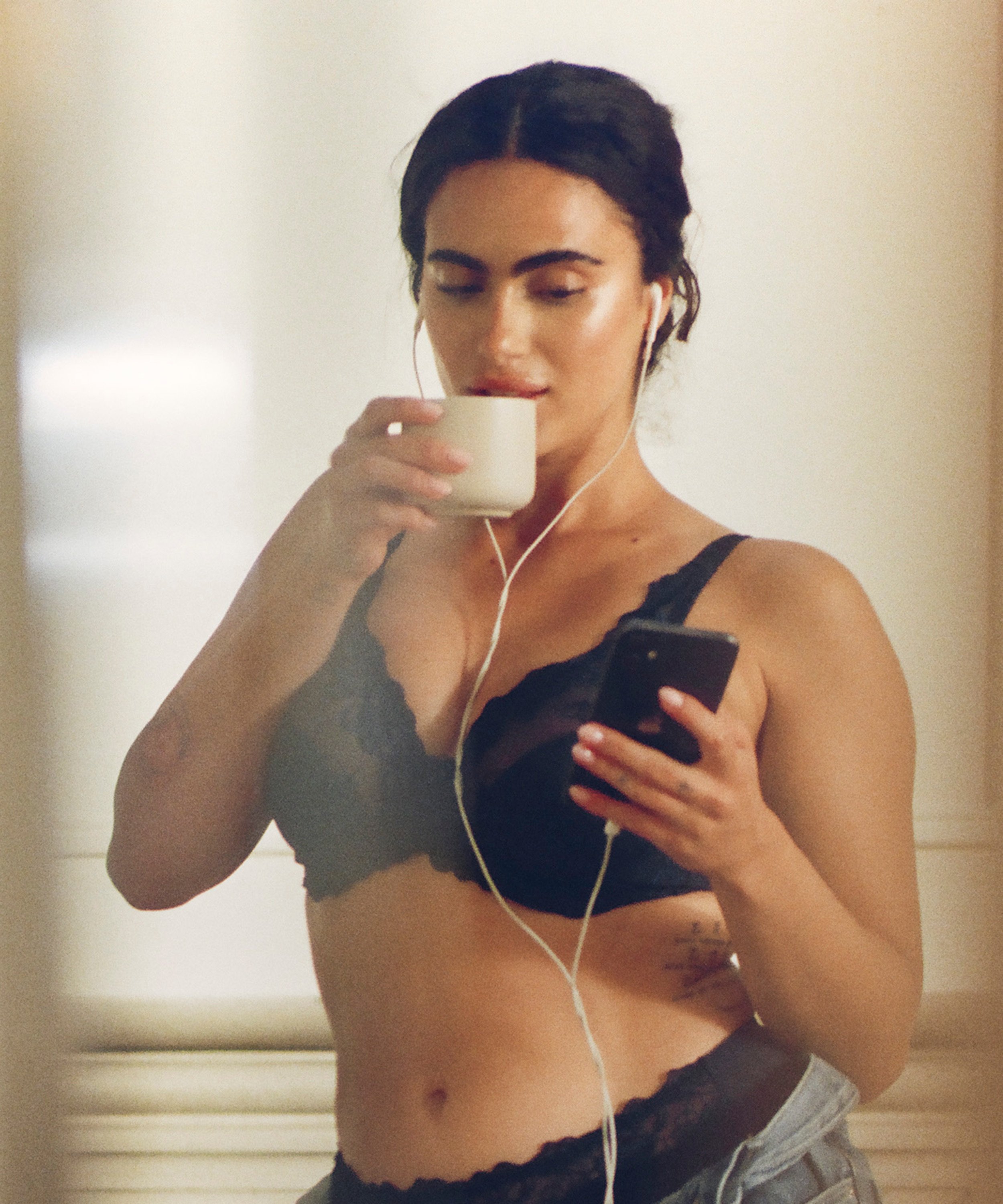 Niet-voorgevormde beugel bh Diva, Blauw, main