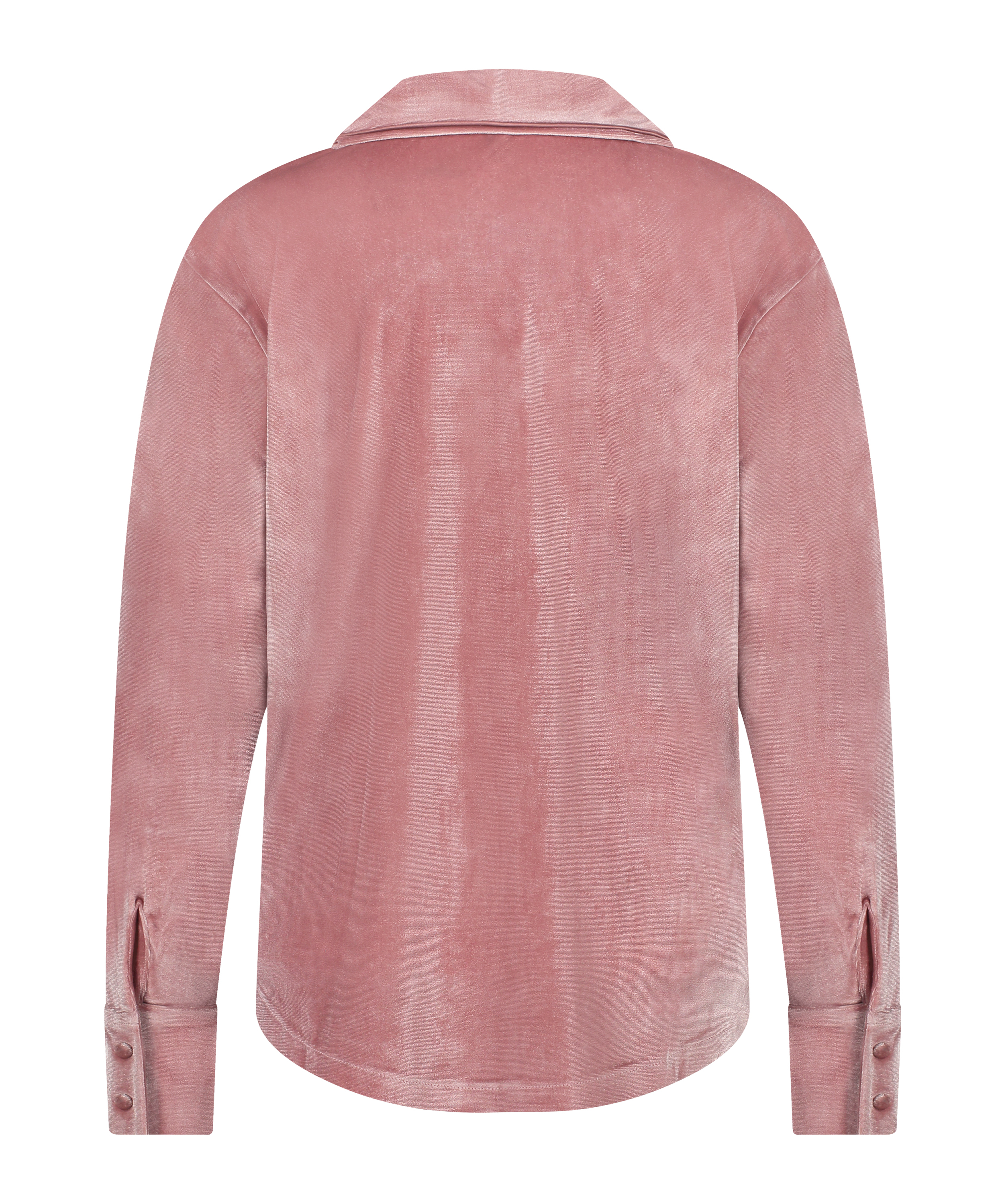 Veste à manches longues en velours, Pourpre, main