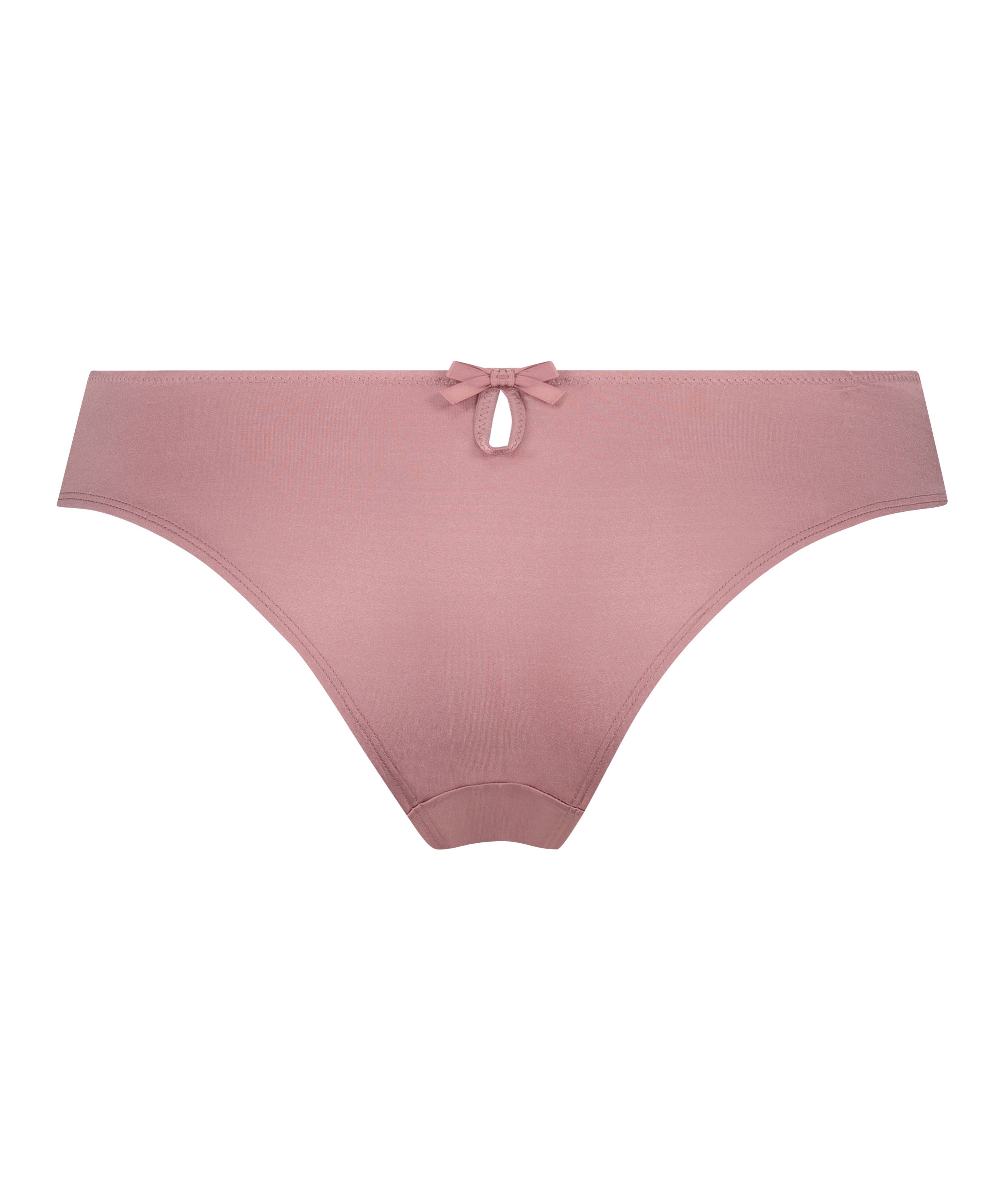 Slip br&eacute;silien Odette, Pourpre, main