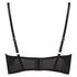 Voorgevormde longline push-up beugel bh Zinnia Ann Kathrin, Zwart
