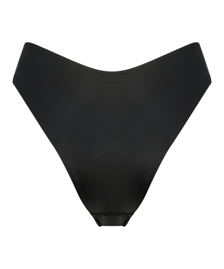 Slip br&eacute;silien &eacute;chancr&eacute; Lexi, Noir