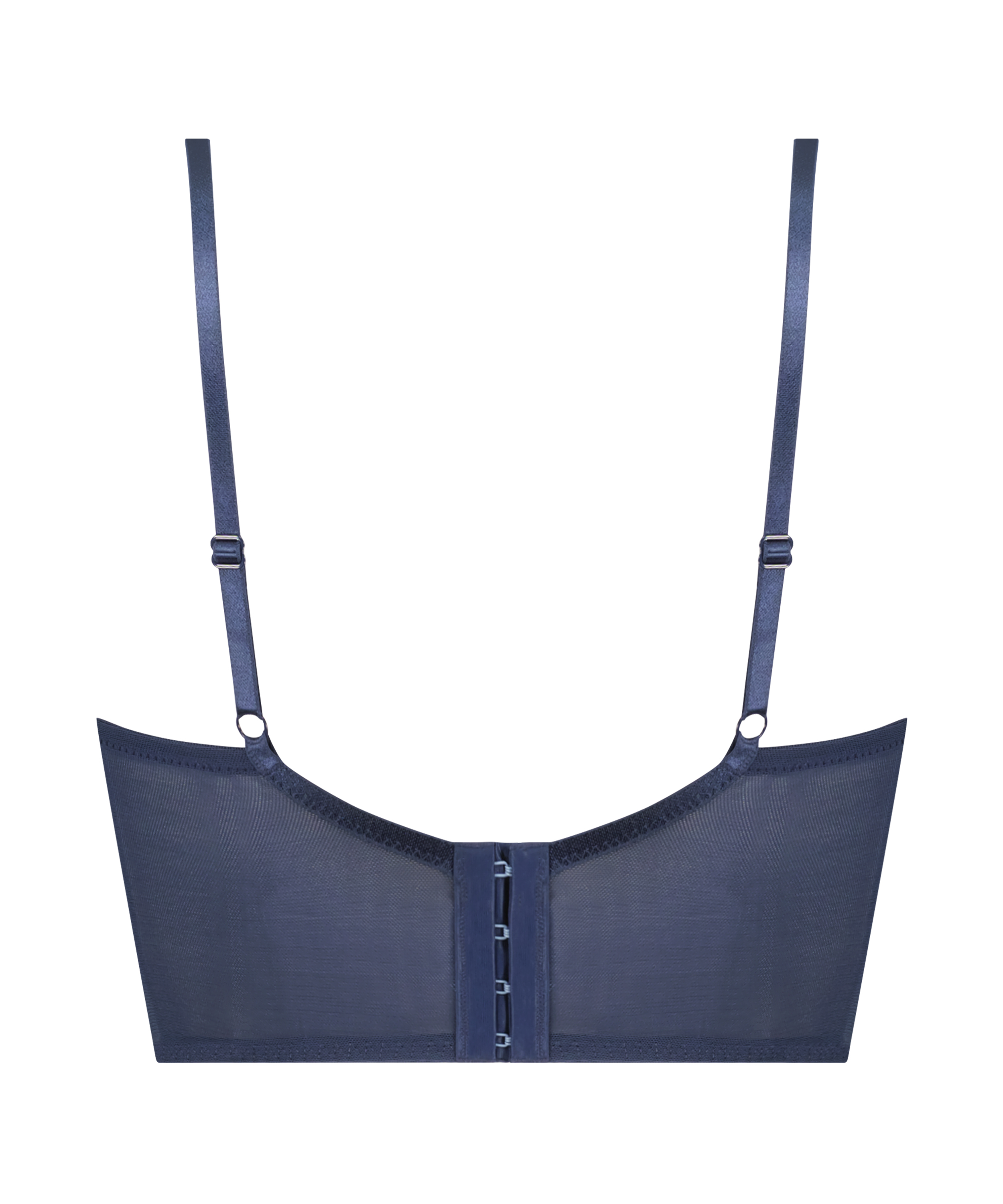 Soutien-gorge rembourr&eacute; &agrave; armatures longline Kimberley, Bleu, main