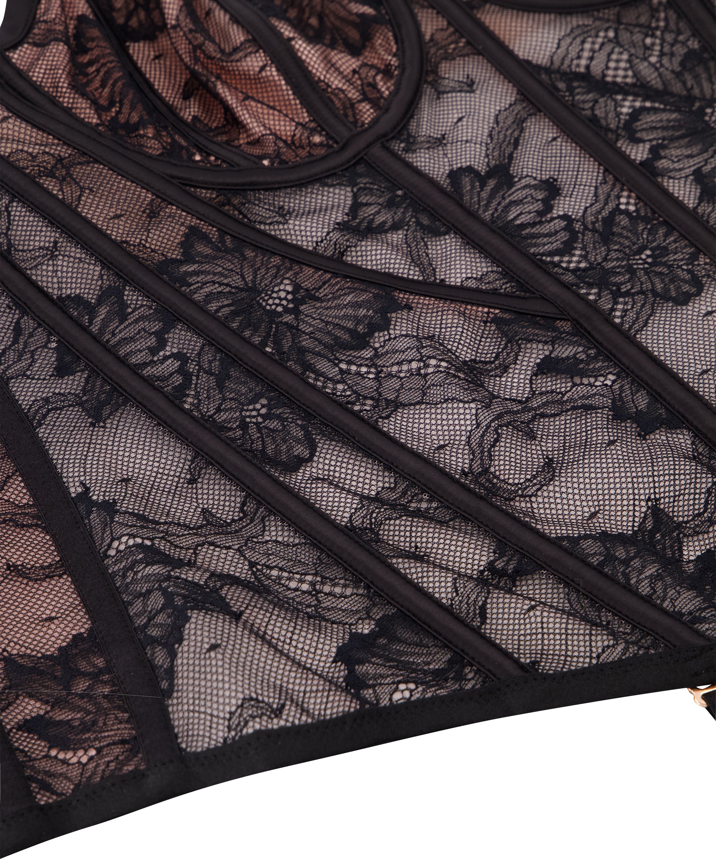 Bustier Magdalena, Noir, main