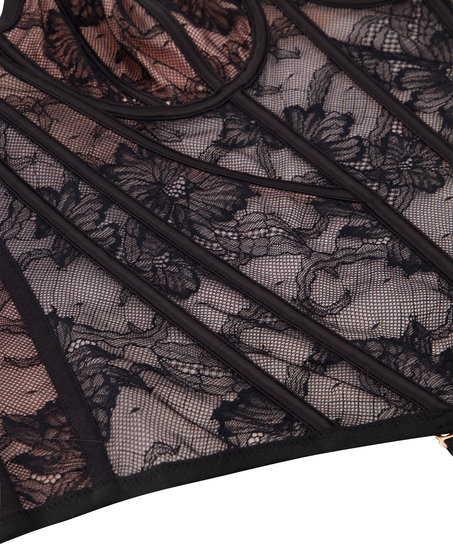 Bustier Magdalena, Noir