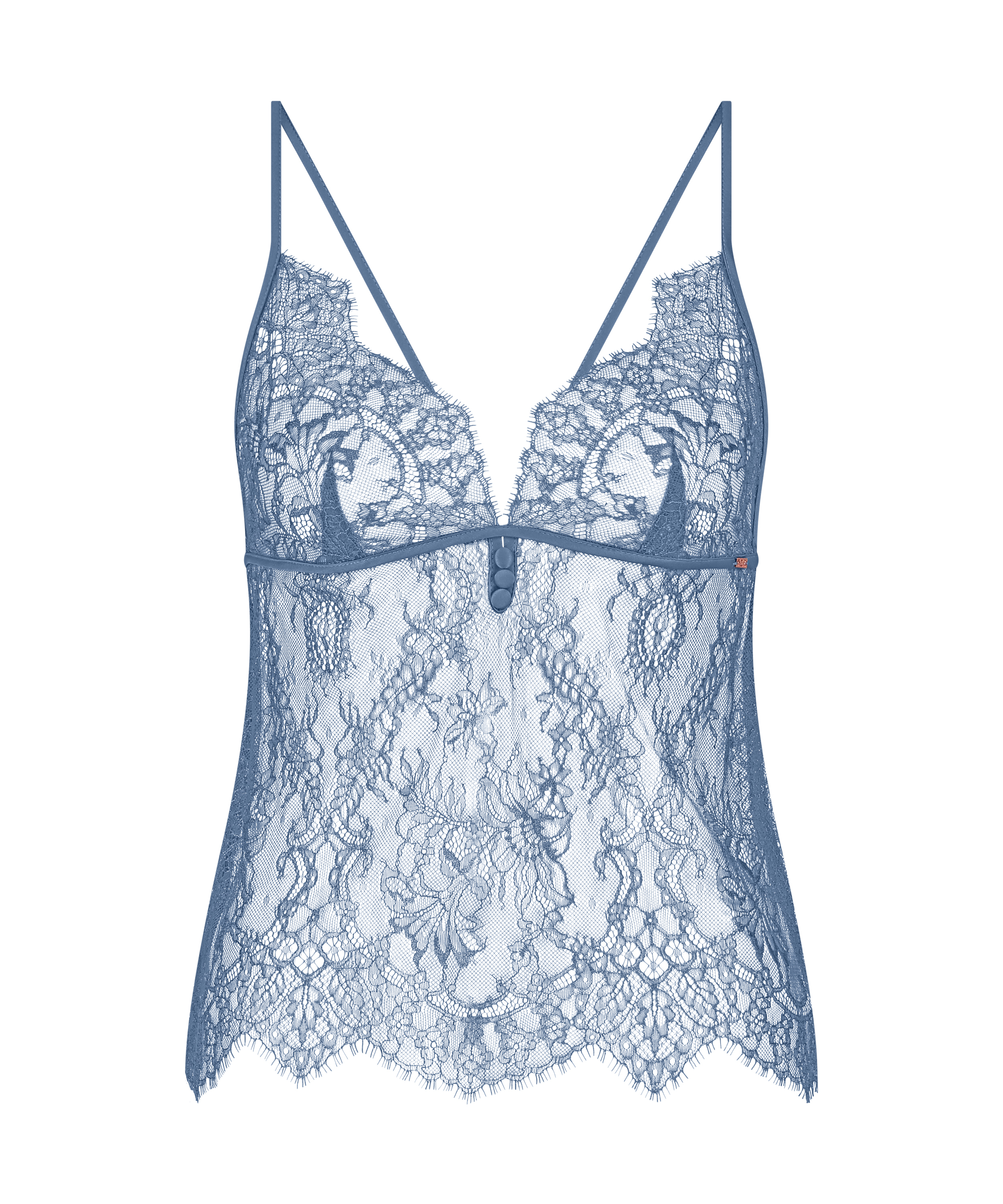 Cami Lace Delphine, Blauw, main