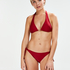 Top de bikini Triangle Pagoda, Rouge