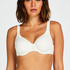 Soutien-gorge à armatures non-préformé Satin fleece, Blanc