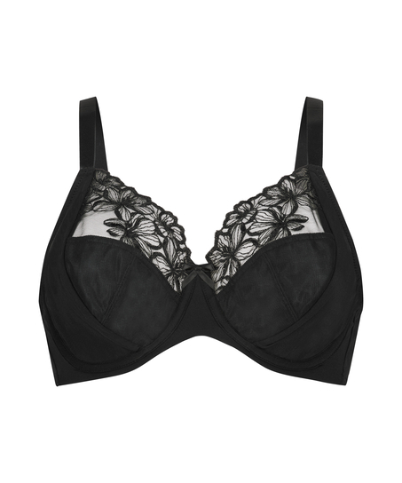 Soutien-gorge &agrave; armatures non-pr&eacute;form&eacute; Margot, Noir