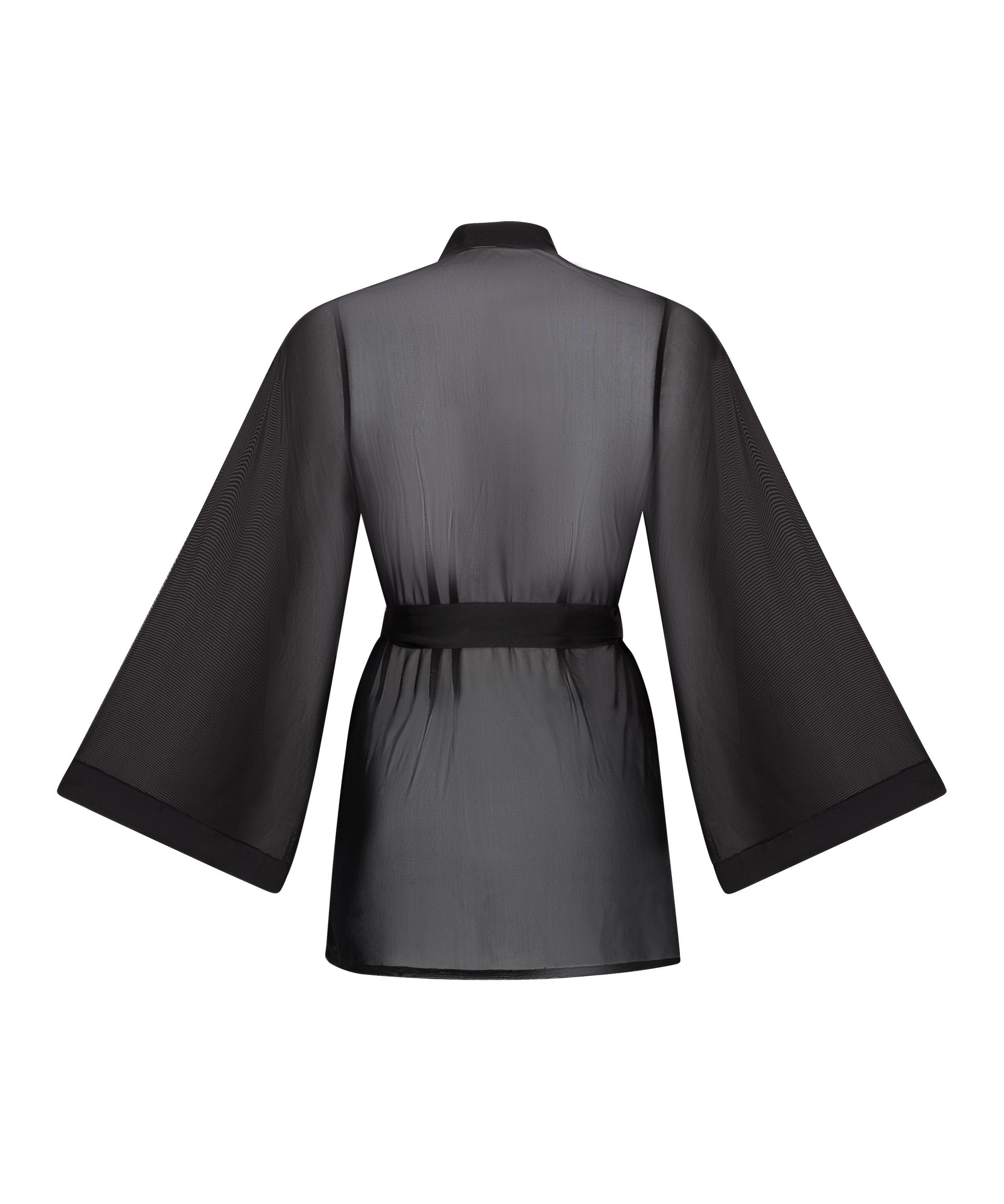 Kimono Maxime Tulle, Zwart, main