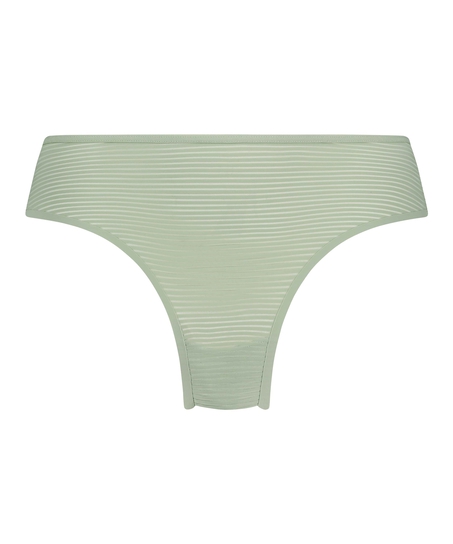 Invisible brazilian Stripe mesh, Groen