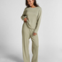 Pyjama Pant Loose Pointelle, Vert