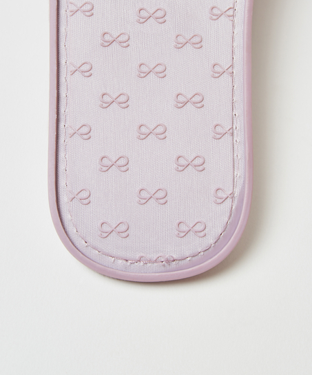 Velours Knot Slipper, Paars