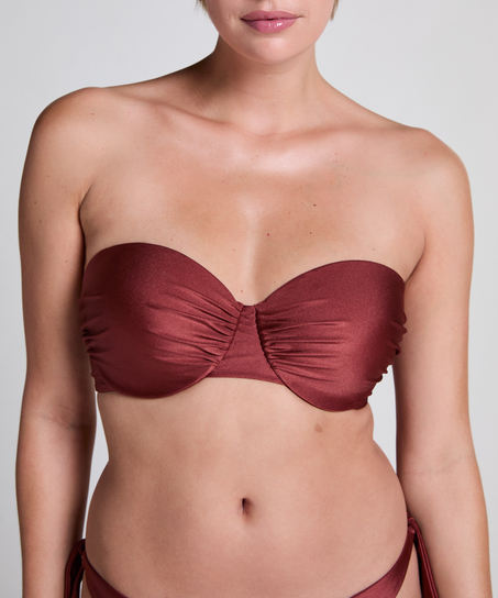 Bandeau bikinitop Dune, Rood