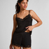 Korte pyjama set, Zwart