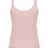 Cami Rib Lace, Roze