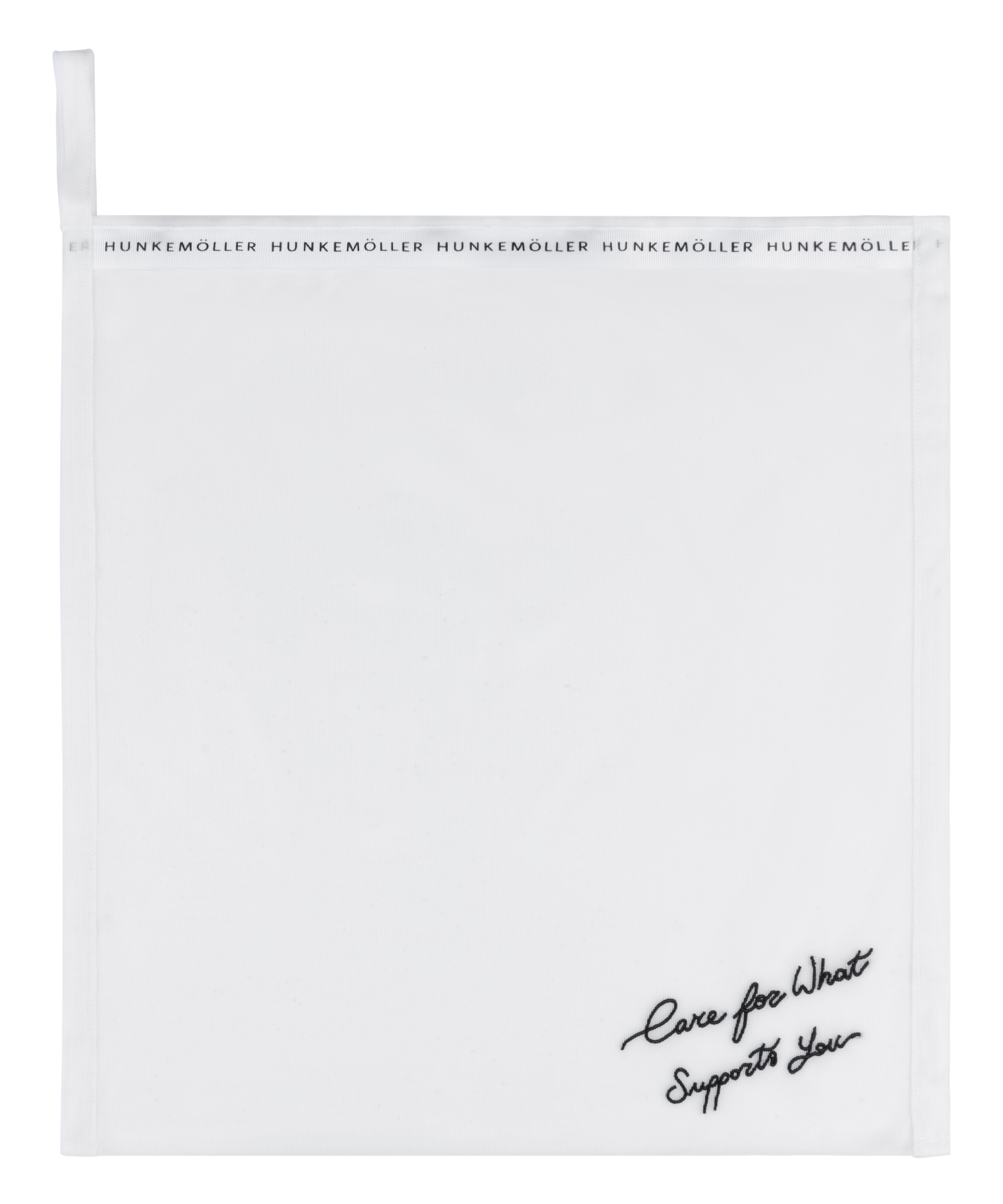 Sac de lavage grand, Blanc, main