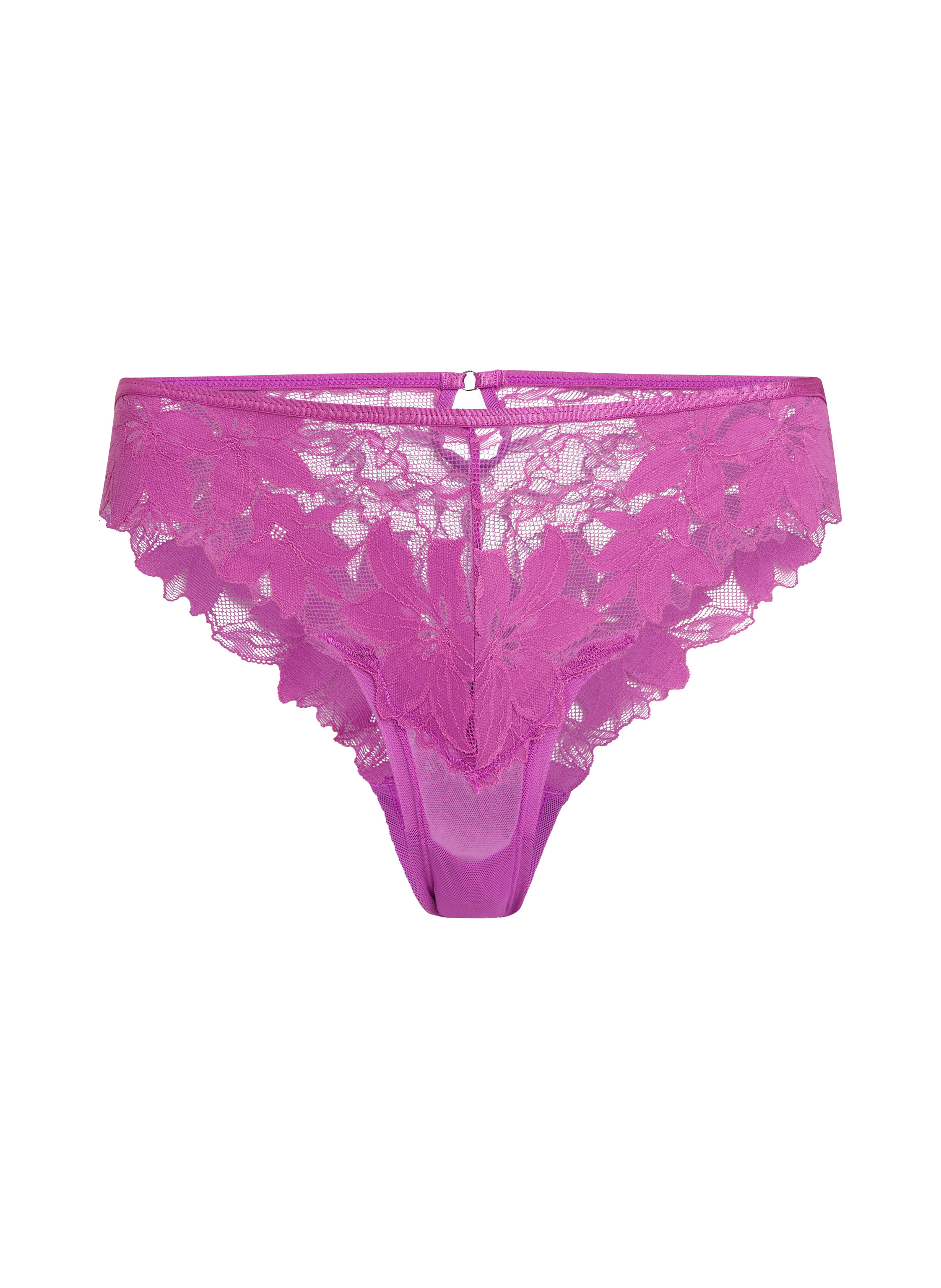 Slip brésilien Ingrid, Pourpre, main