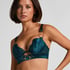Soutien-gorge &agrave; armatures rembourr&eacute; longline Marjolein, Bleu