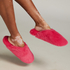 Teddy slippers, Roze