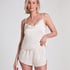Minimal satijnen short, Wit