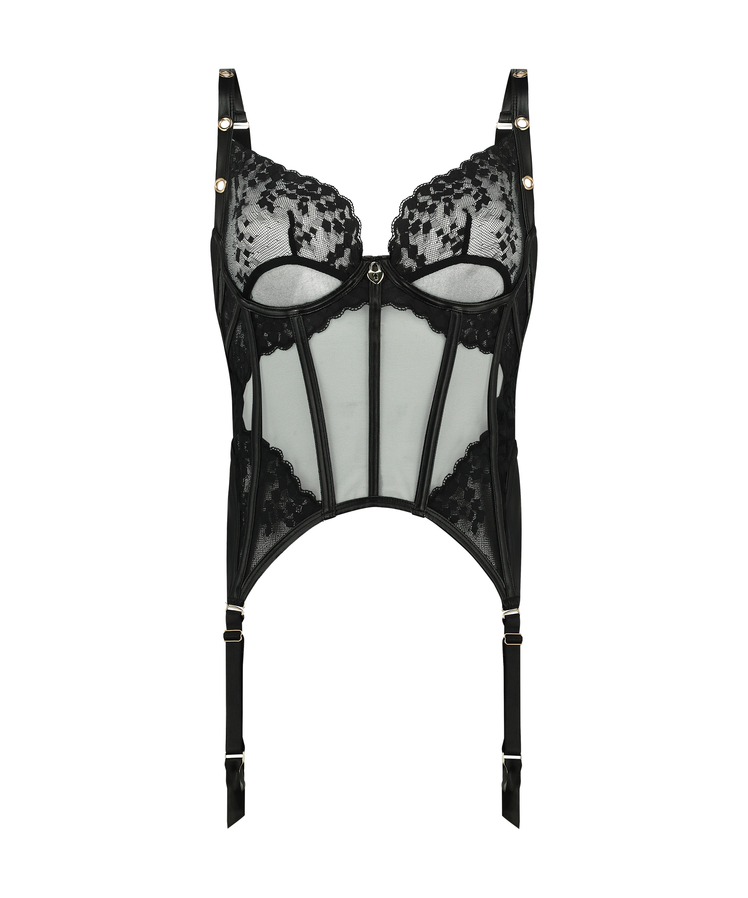 Bustier Desire, Zwart, main