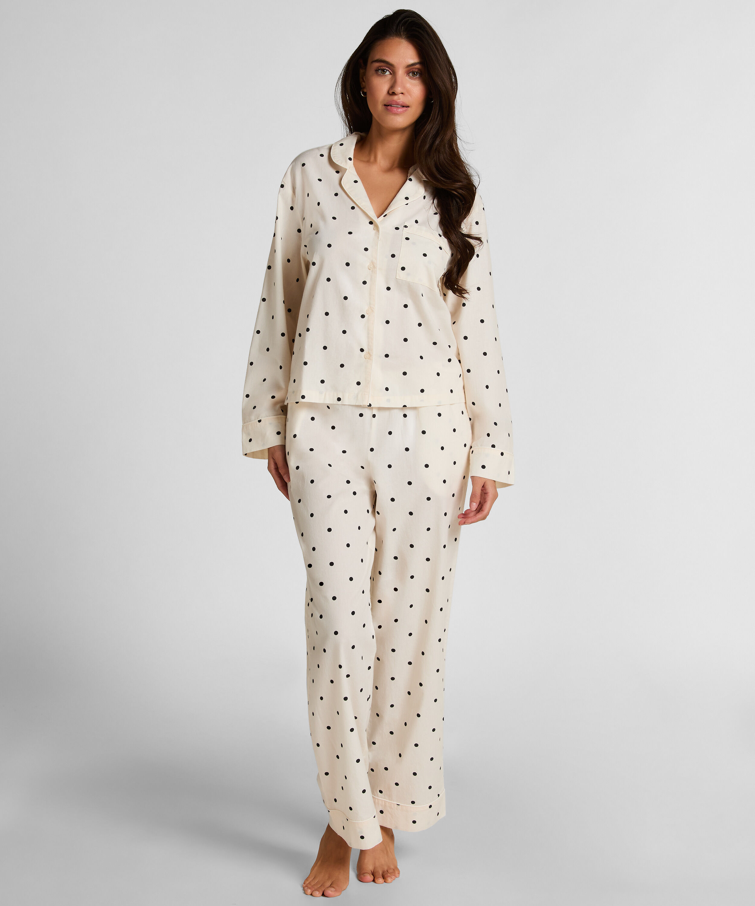 Katoenen jasje met Stippen