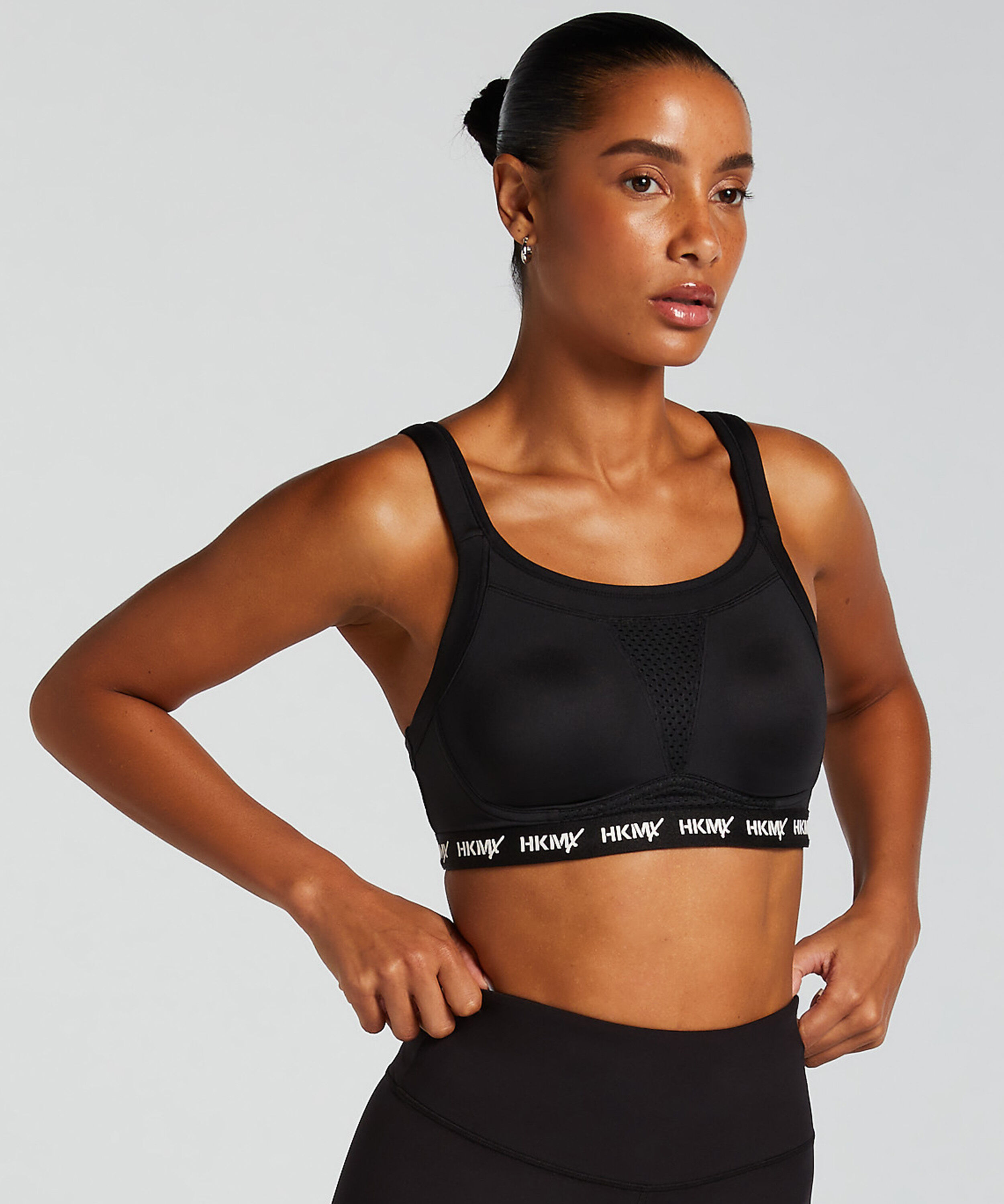 Soutien-gorge de sport HKMX The Elite Level 3, Noir