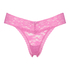 String en V taille extra basse, Rose