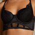 Soutien-gorge pr&eacute;form&eacute; &agrave; armatures longline Jacqueline, Noir