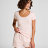 Pointelle short, Roze