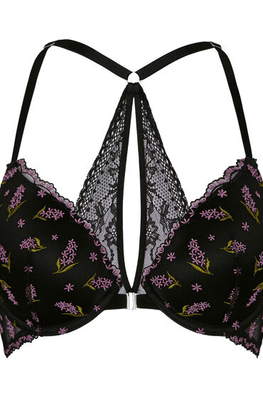 Hunkemöller Push-Up Bh Iris Zwart, foto 3