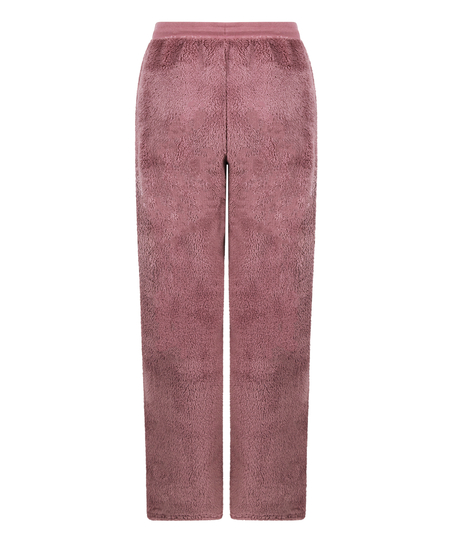 Pantalon Fluffy Fleece, Rose