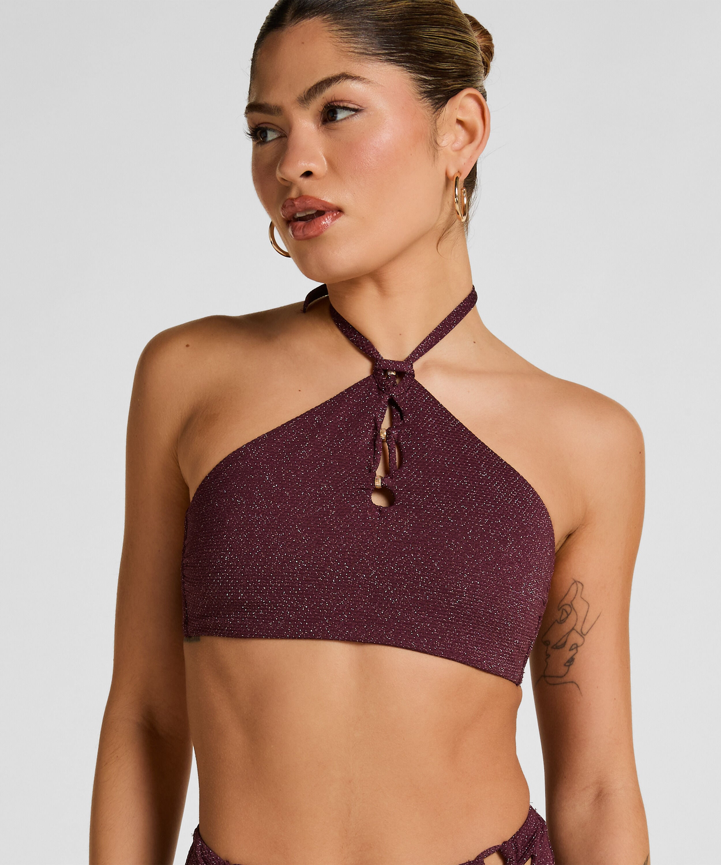 Haut de Bikini Panama, Pourpre Haut de Bikini Panama, Pourpre