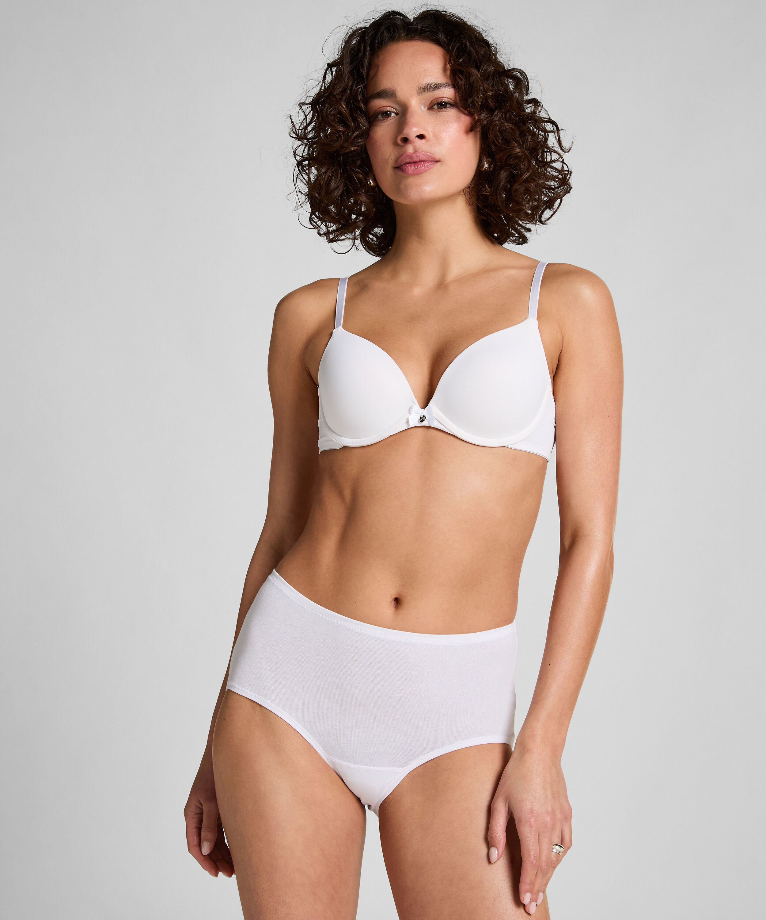 Mid Waist Super Slip, Wit