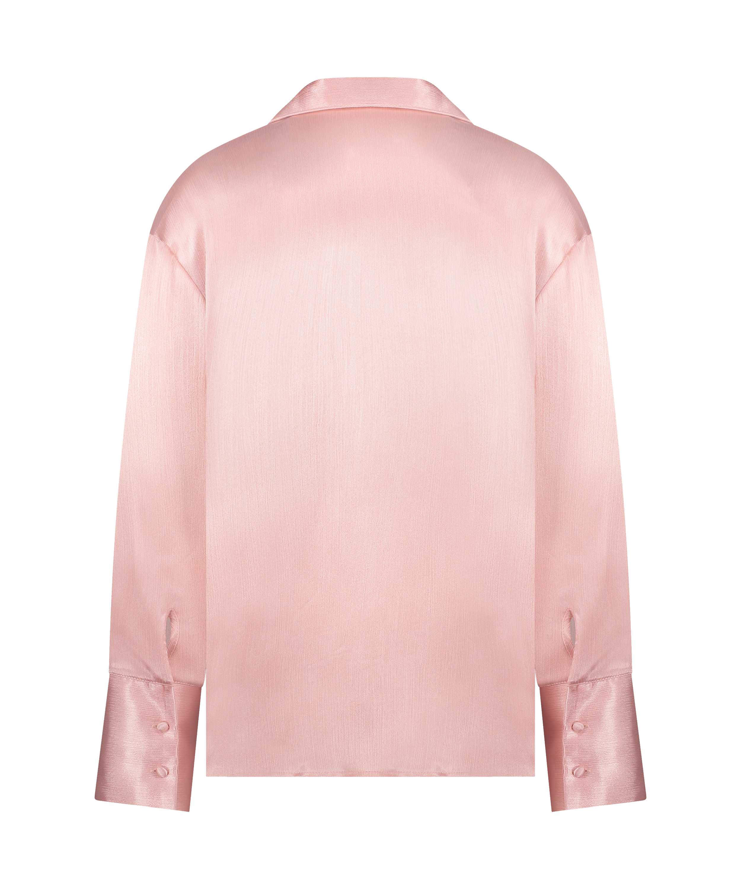Jacket lange mouwen Satijn, Roze, main