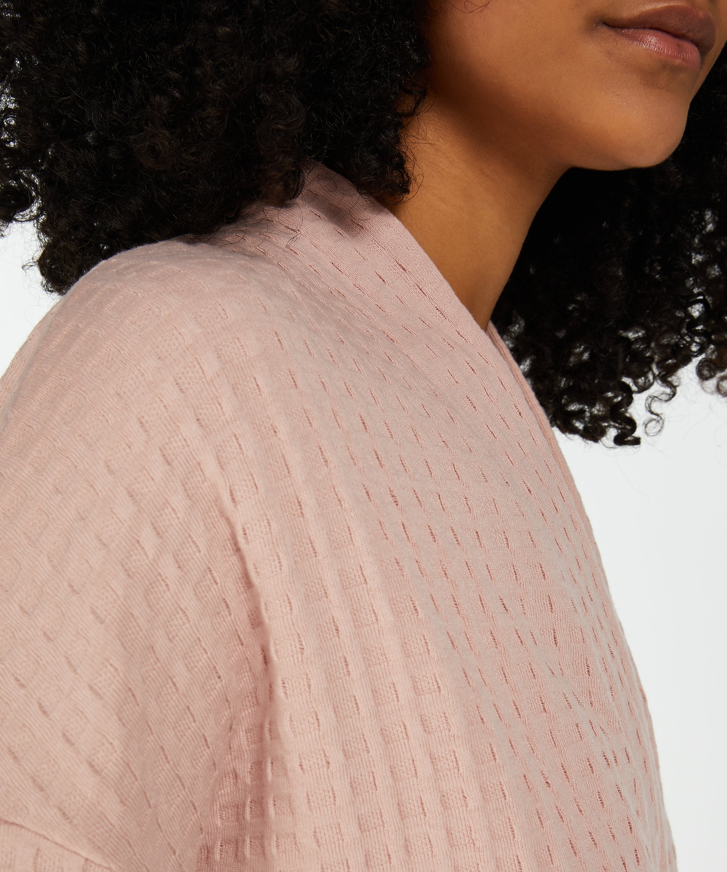 Badjas Waffle, Roze, main