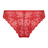 Slip br&eacute;silien Invisible Lace Back, Rouge